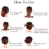 KISSBUTY Bun Maker (7 Count) - Hair Donut for French Twist, DIY Tool for Women and Girls