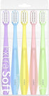 SUREE Extra Soft Toothbrush for Sensitive Teeth and Gums, 5 Pack with 10000 Micro Nano Bristles for Adults
