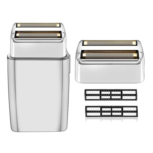 Metal Cutters and Shaver Replacement Foil, Compatible with BaBylissPRO Double FXFS2/FXFS2G, 1 Pack, Silver