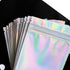 100 Pieces Mylar Holographic Resealable Bags - 3 x 4" Smell Proof Foil Pouch for Party Favor Food Storage (Holographic