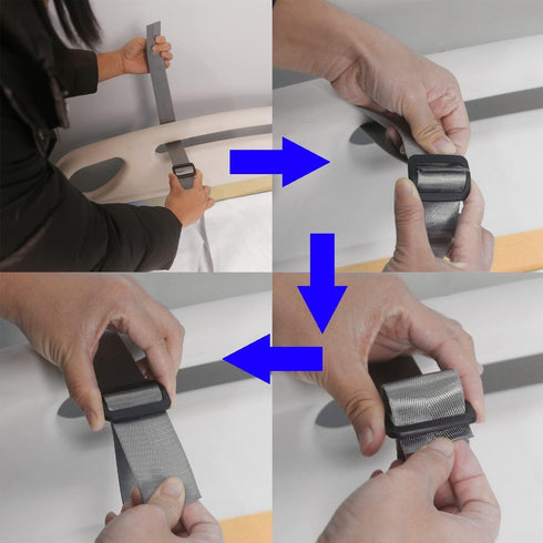 ZHDLdpUS Bed Ladder Assist, Pull Up & Sit Up Assist Device Bed Rope Ladder Helper Sit Up Hoist Mobility & Daily Living