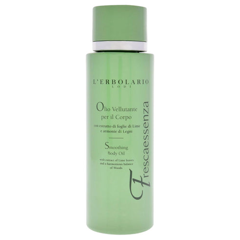 L’Erbolario Frescaessenza Smoothing Body Oil - Tightening, Toning Moisturizer with Vitamin E, 3.3 oz
