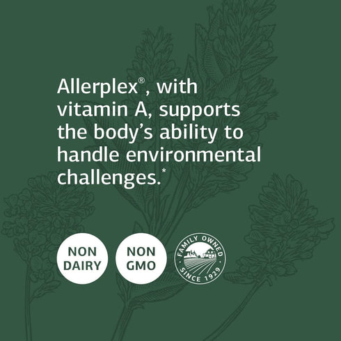 Standard Process Allerplex - Lung Health Support Supplement with Vitamin A & Pneumotrophin PMG for Healthy Mucous