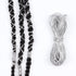 Silver Dreadlock Braids Hair Accessories, 2 Pieces 5M Braiding Hair Deco Stretchable Elastic Cord