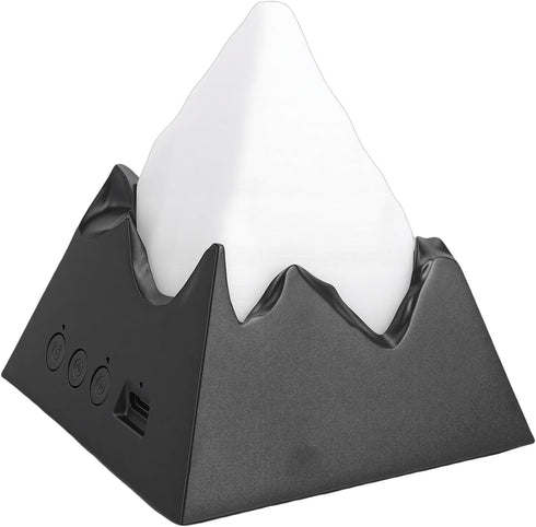 Jiawu Essential Oil Diffuser, Black Volcano Aromatherapy Night Light with Dual Lighting