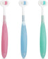 Extra Soft Toddler Toothbrush with 10,000 Bristles, High Efficient 3 Sides Baby Toothbrush, 3 Pack
