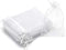 100Pcs Organza Bags 3x4 inches White - Small Mesh Jewelry Gift Bags for Wedding Favors