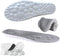 Cloudsole Insoles, Orthopedic Insoles for Women & Men, Plantar Fasciitis Insoles, Anti Fatigue, Foot Pain Relief (Gray,
