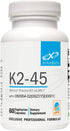 XYMOGEN K2-45 Vitamin K - Bioavailable K2 MK-7 Supplement for Cardiovascular and Bone Health, 60 Capsules