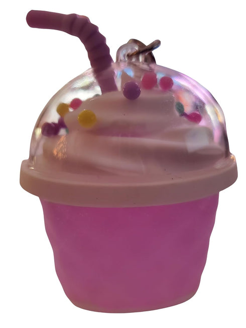 Purple Faceted Drink Cup Pocketbac Holder for Hand Sanitizer