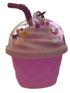 Purple Faceted Drink Cup Pocketbac Holder for Hand Sanitizer