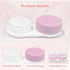 shuibao 6-Pack Set Contact Lens Case for Travel Contact Lens Solution Ideal for Storing Multiple Pairs of Lenses