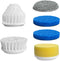 Electric Spin Scrubber Cleaning Brush Set for PFCB01 by PUFTEM