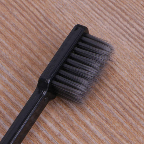 Guojiang Travel Folding Toothbrush, Portable Bamboo Charcoal Toothbrush with Soft Bristles for Travel Camping