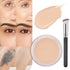 Kaely Pot Concealer Full Coverage Set, Waterproof Foundation Makeup Brush Kit, Eye Ring Corrector