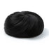 SARLA Black Hair Bun Extension, Synthetic Drawstring Fake Ballet Bun for Women, Updo Donut Chignon