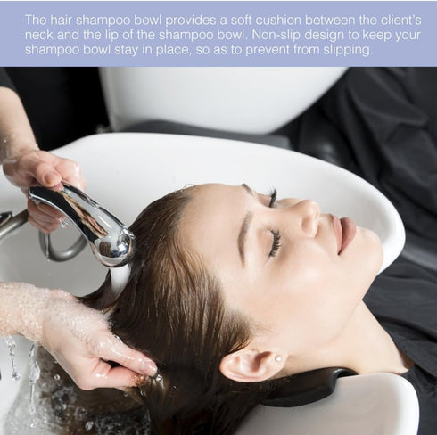 Shampoo Bowl Gel Neck Rest, Hair Wash Gel Neck Pillow, Comfortable Soft PVC Gel Cushion for Spa Hair Salon