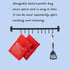 4 PCS Red Microwave Potato Bag, Reusable Microwave Cooker Bag for Baked Sweet Potato, Kitchen Pouch