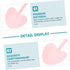 KALLORY 100pcs Mousse Spoon Set, Heart Shaped Cake Spoon, Mini Spoons for Jars, Small Shovel Spoons, Espresso Spoons,