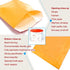 AZOWA 100 CT Small Paper Treat Sacks, Orange Candy Buffet Bags for Party, 5 x 7 Inches