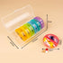 Wopanxye 2 7-Day Medical Box Travel Pill Organizer Case, Times a Day, Large AM/PM Weekly Pill Dispenser Planner