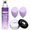 UCANBEMAKUP Long Lasting Makeup Setting Spray Kit, 6.76 Fl oz Hydrating Matte Finish Mist + Translucent Powder