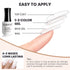 RARJSM Milky White Gel Nail Polish, 15ml Clear Jade White UV LED Soak Off Sheer Transparent Color for French Manicure