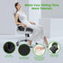 anzhixiu Wheelchair Seat Cushion, Deep U Relieve Sciatica, Back, Coccyx, Hemorrhoids Pain- Slope Curve Office Chair