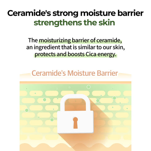 numbuzin No.2 Cica Ceramide Repair Cream | Facial Moisturizer with Centella Asiatica, Real Ceramide, 2.02 fl oz