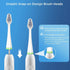 Toothbrush Replacement Heads, 4-Pack, White for Waterpik Complete Care 5.0/9.0 (CC-01/WP-861), STRB-4WW