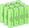 Ni-MH AA Rechargeable Batteries - AA 1.2V 1200mAh for Solar Lights, Recharge up to 1000 Times (12 Count)