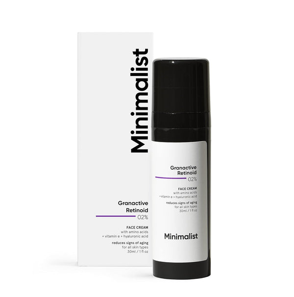 Minimalist 2% Retinoid Anti Aging Night Cream - Improves Skin Elasticity, 1 Fl Oz for Radiant Skin