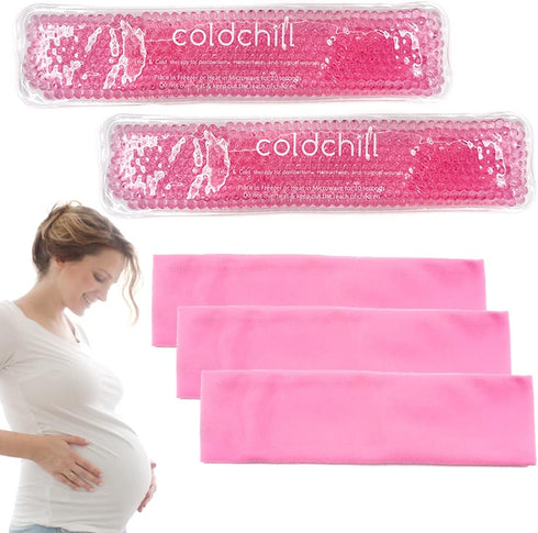 Reusable Perineal Ice Packs for Postpartum & Hemorrhoid Pain Relief, Hot & Cold Pack for Women After Pregnancy