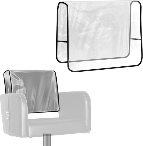 Salon Chair Cover - 20"x 15"x 4.5" Black Seat Covers, Protectors for Most Salon Chairs, Reinforced Precision Stitched