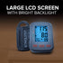 Konquest KBP-2704A Automatic Blood Pressure Monitor - Large Adjustable Cuff, Backlit Display, Irregular Heartbeat