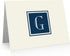 Little Notes by Comptime Monogram Stationery Note Cards - Monogram Thank You Cards (G)