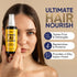 Moerie Ultimate Hair Oil for frizzy, dry and damaged Hair - Deeply Nourishing Rejuvenation - With Vitamin E, Jojoba