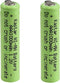 Kastar 2-Pack Battery Replacement for Waterpik Sensonic Toothbrush, Electric Shavers, Razors, Telecoms & More