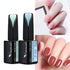VENALISA 2 Pcs 15ml Gel Nail Polish Base and Top Coat Set, No Wipe High Gloss Long Lasting Tempered Polish Kit