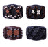 LOVEF Thick Hair Clip - Magic Wood Beads Double Hair Comb Clip, 4pcs for Popular Hairstyles