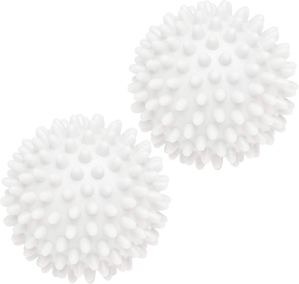 2 Pack Dryer Balls | Reduces Drying Time, Static, Softens Clothing | Laundry Accessories | Assorted Colors