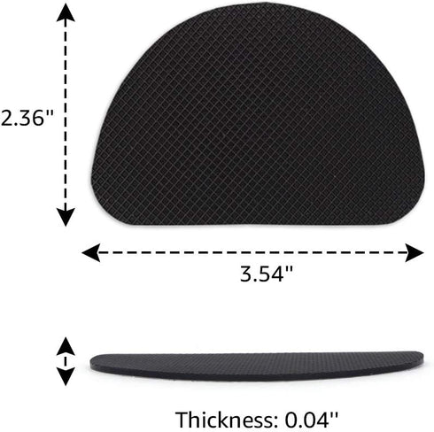 Non-Slip Shoe Pads (4 Pairs) - High Heels Anti-Slip Shoe Grips, Adhesive Sole Protectors