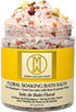 Natural Floral Soaking Bath Salt - Detox Body & Foot Soak with Rose & Jasmine Petals