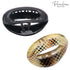 Parcelona Set of 2 Small French Flat Tube Celluloid Clips, Non-Slip Grip Hair Accessories