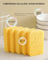 METUUTER 12-Count Cleaning Scrub Sponge, Compressed Cellulose Non-Scratch Natural Sponges for Kitchen Bathroom