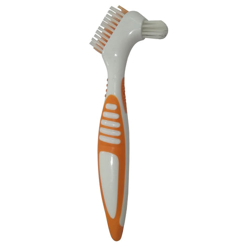 Gus Craft 2-Pack Denture Cleaning Brush Set, Premium Hygiene Cleaner with Multi-Layered Bristles