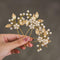 Heread Pearl Bride Wedding Hair Pins | Leaf Bridal Head Piece Flower Hair Accessories for Women (Pack of 3)