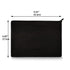 Koolmox 20 Makeup Bags in Bulk, 9x7 Large Plain Black Canvas Pouch with Zipper, Cotton Cosmetic Bags Wholesale for Painting, Heat Transfer Printing, Crafting, Drawing Decoration, Pen Case