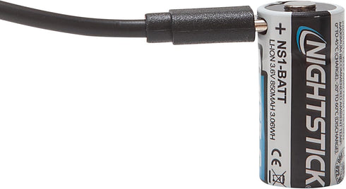 Nightstick NS1-BATT 16310 3.6V, 850mAh Li-Ion USB-C Battery - Size