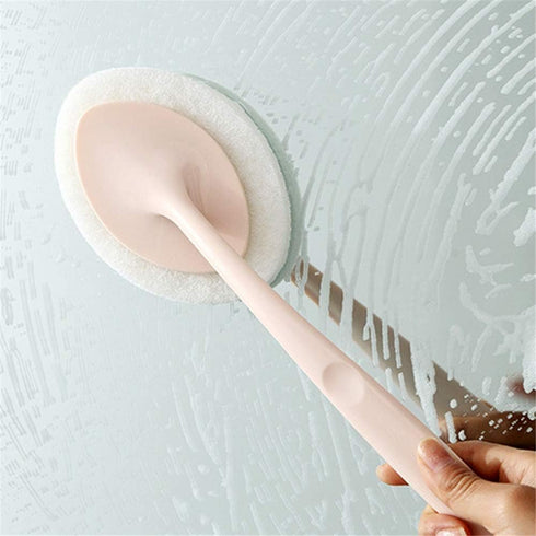 Handheld Bathroom Cleaning Brush for Tiles and Toilets - ZKG